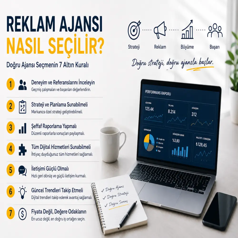 Reklam Ajansı Nasıl Seçilir? Doğru Ajansı Seçmenin 7 Altın Kuralı Reklam Ajansı Nasıl Seçilir? Doğru Ajansı Seçmenin 7 Altın Kuralı